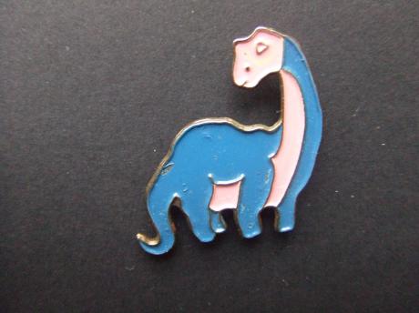 Dinosaurus Brontosaurus reptiel blauw